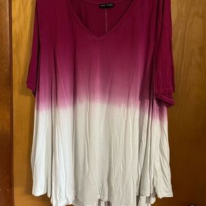 26/28 Lane Bryant Ombré Swing Top